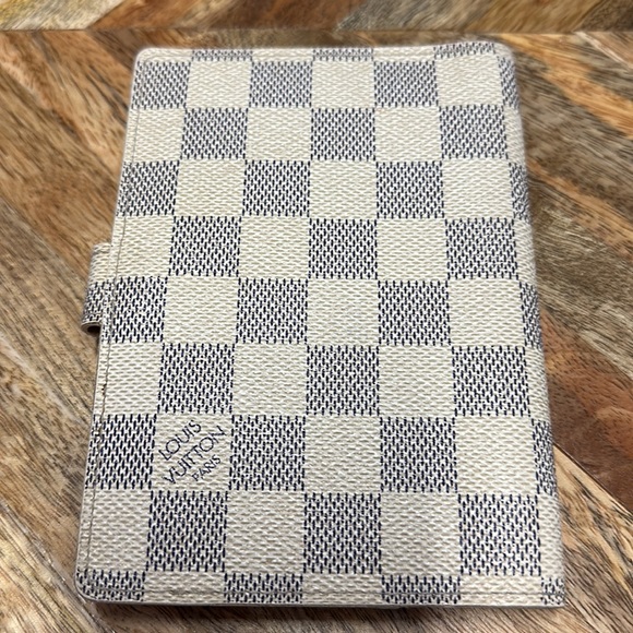LOUIS VUITTON Excellent PreLOVED - Louis Vuitton Damier Azur PM Agenda organizer - Picture 5 of 16